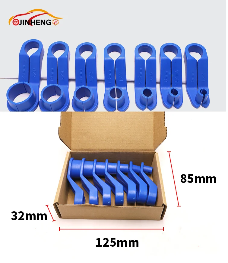 

7 шт. автомобильный набор инструментов для отключения линии переменного тока, инструмент для быстрого удаления топливопровода, набор инструментов для отключения угла топливопровода