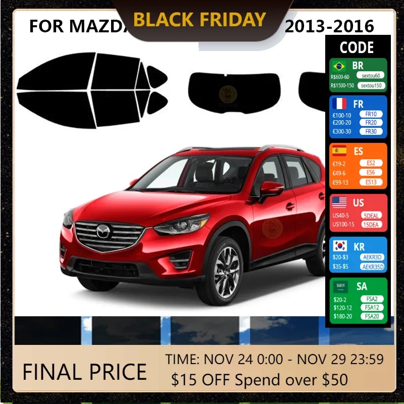 

Нанокерамическая Автомобильная УФ-пленка Precut для окон, автомобильная пленка для окон для MAZDA CX-5 4 DR SUV 2013-2016