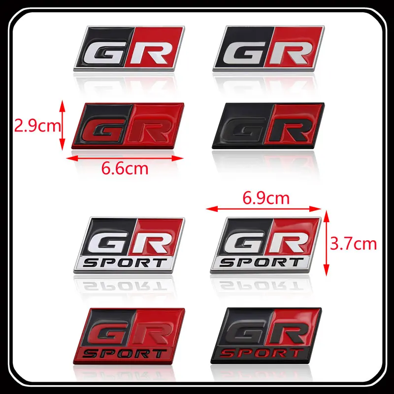 Для Toyota 86 Corolla Rav4 Auris Yaris Prius Supra Vitz Camry GR гоночный Спорт модифицированный значок
