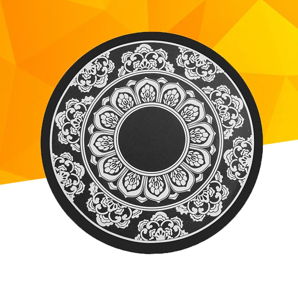 

Car Non-Slip Mat Slide-Proof Pad Dashboard Sticky Dash Adhesive Mobile Holder Anti-Slip Lotus Printed Mat (Black)