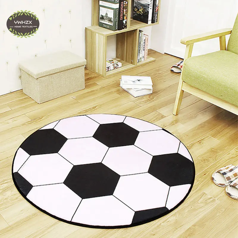 

Round Ball Kids Carpet Children Room Mat Football Basketball Bedroom Rug Living Room Mats Decoration Home Sofa Gamer Carpets