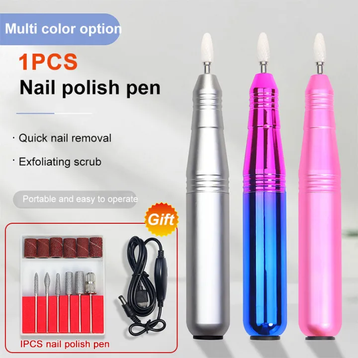 Electric Nail Drill Sander Nail Manicure Machine Milling Cutter Polish Nail File Drill Bits 35000 RPM Polishing Equipment Fast