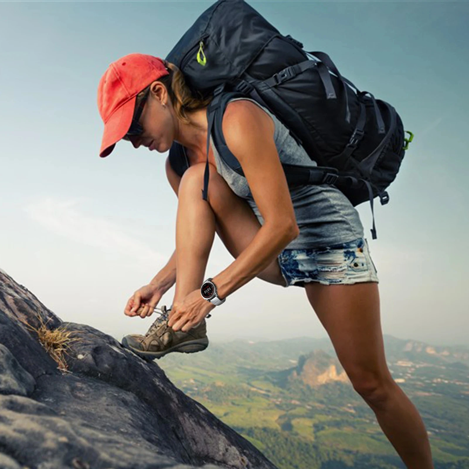 Фото Ремешок из титанового сплава для Garmin Instinct 3 2X/Fenix 8 E 7 7X Pro/EPIX Pro Gen 2/Tactix 8 Band QuickFit 26 мм 22 мм Браслеты №3