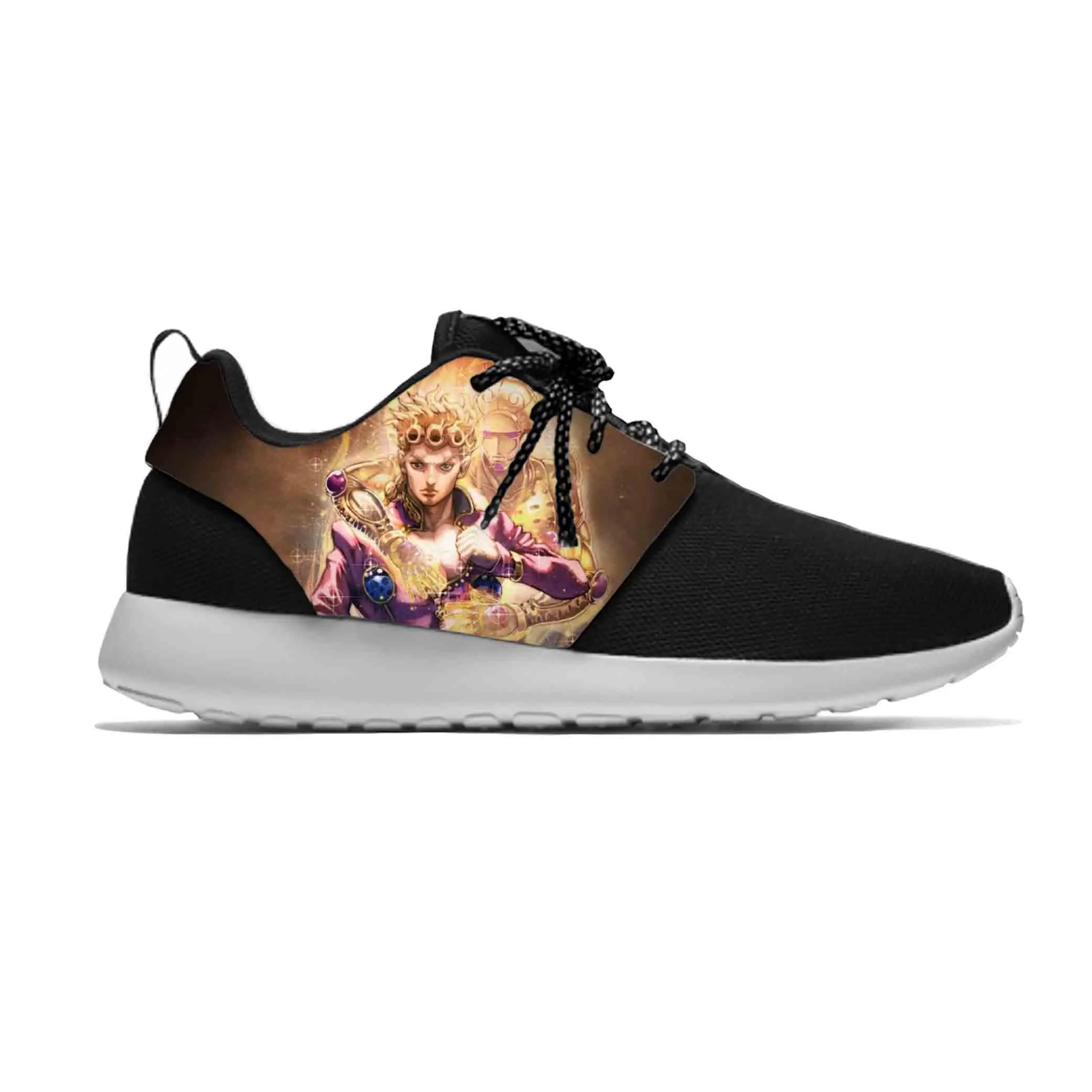 

Кроссовки мужские/женские с 3D-принтом, дышащие легкие кеды с Аниме Манга дня Джованны, невероятные приключения Джоджо, спортивная обувь для ...