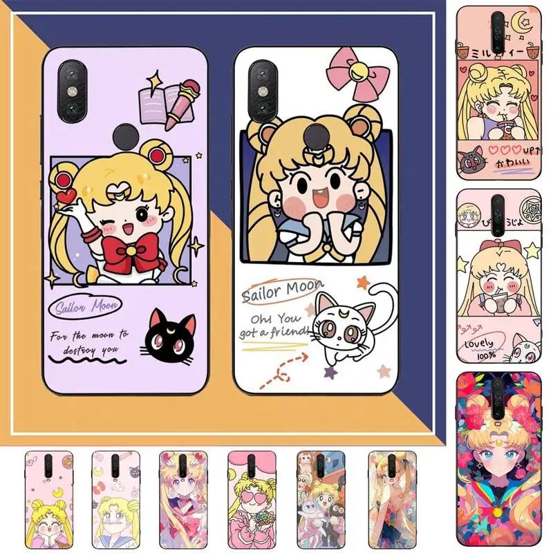 

S-Sailor-moonS Phone Case For Redmi Note 4 X 5 A 6 7 8 Pro T 9 Pro 9S 10 Pro 11 Pro 11S 11Epro PocoM3pro