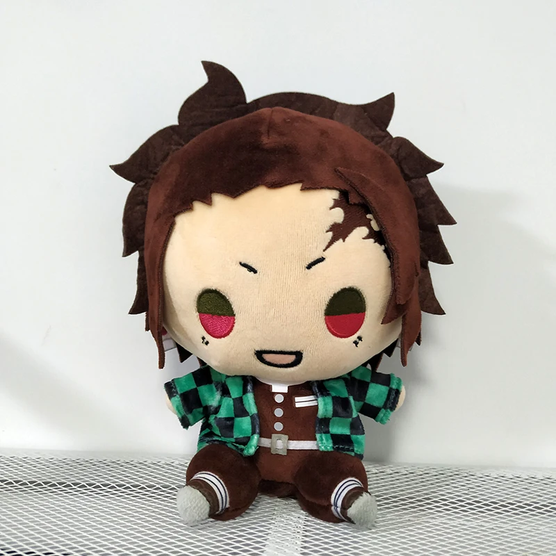 

Anime Demon Slayer: Kimetsu no Yaiba Kamado Tanjirou 20cm Cute Plush Stuffed Doll Props Plushie Cotton Toys Kid Xmas Gift