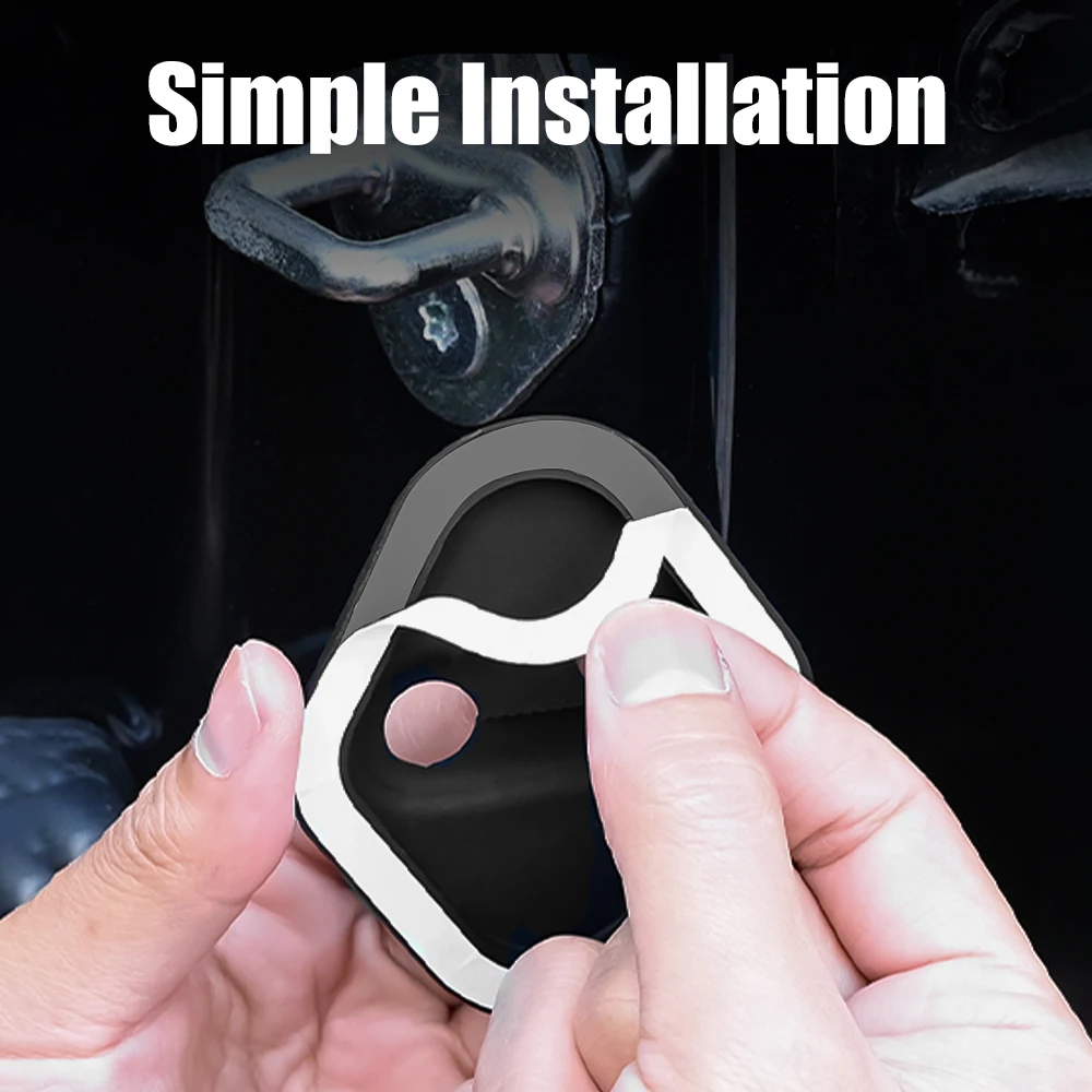 Силиконовый автомобильный дверной замок с пряжкой защитный чехол буферный