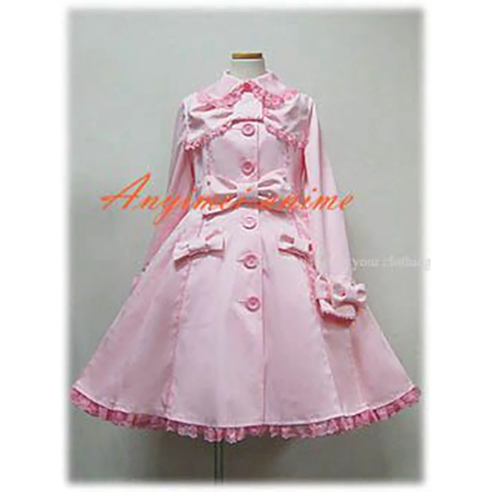 

tailor-made sweet lolita gothic punk fashion baby pink cotton dress costume cosplay tv/cd[ck1126]