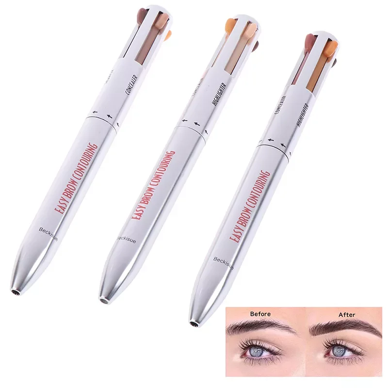 In 1 Waterproof Eyebrow Pencil Drawing Eye Brow Long Lasting Easy Color Eyebrow Pen Women Makeup Cosmetic Tool