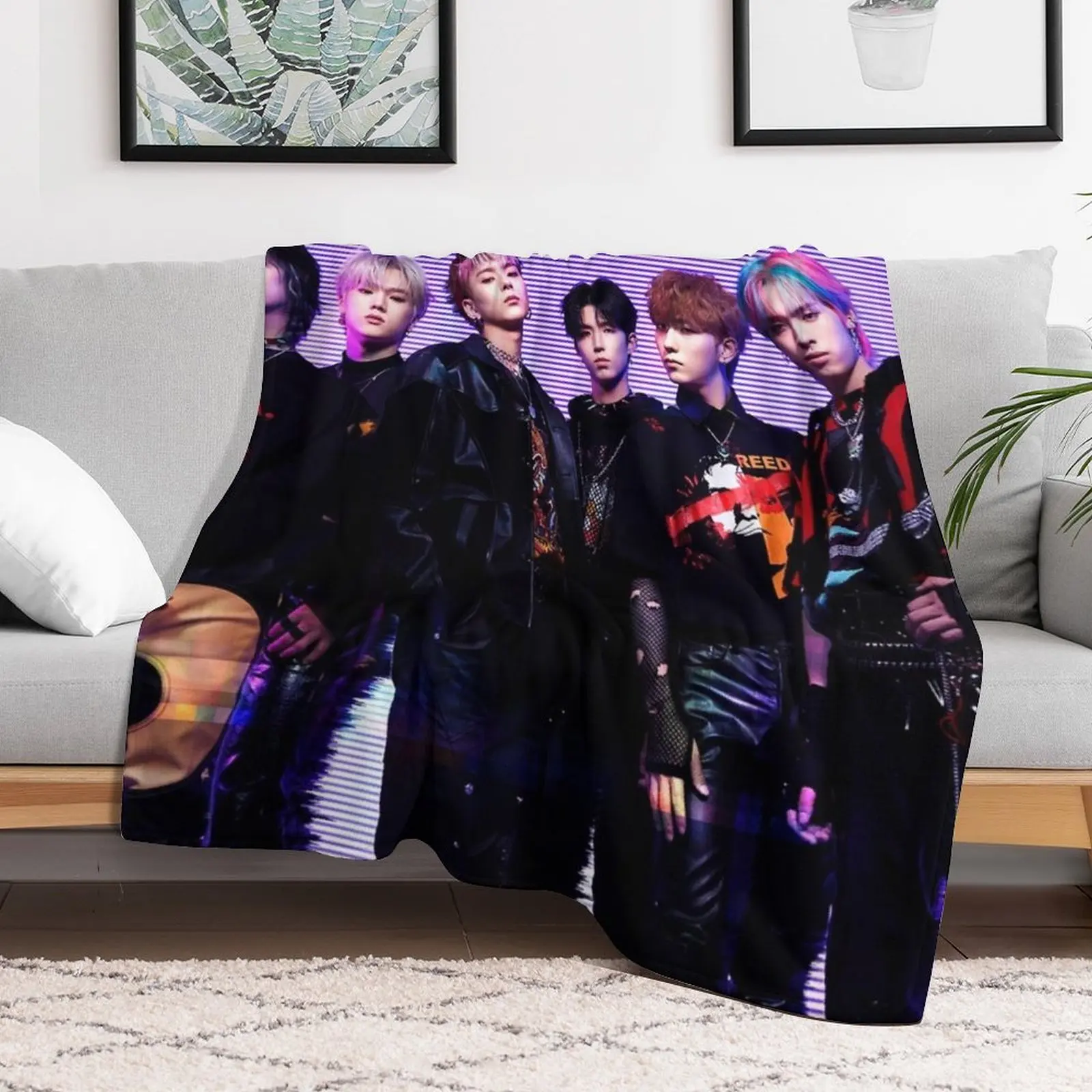 Квичайные герои - Привет Мир! Декоративное одеяло Покрывала Полярные клетчатые