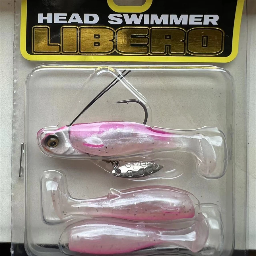 LURETV Япония импортировала RAID HEADSWIMMER LIBERO свинцовый живот вращающаяся приманка для