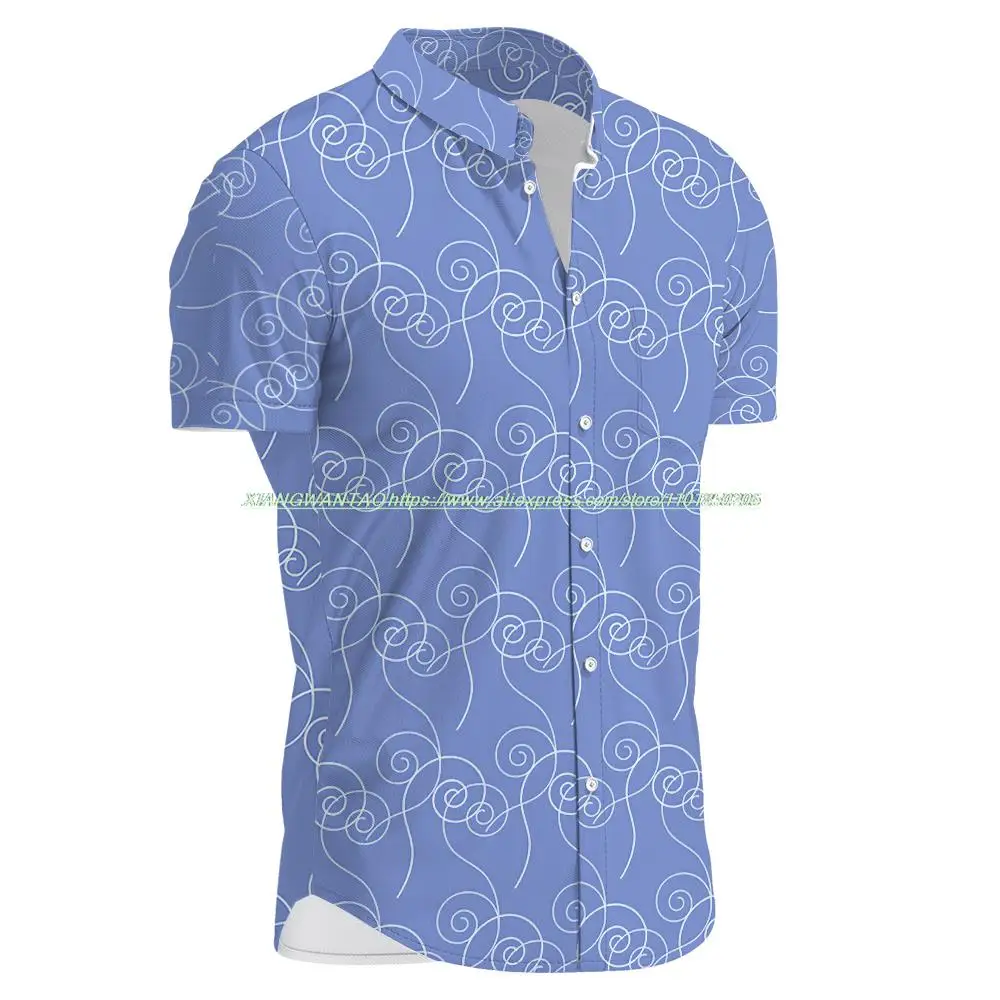 

2021 Fashion Men‘s Short Sleeve Hawaiian Shirt Tops Fruit Floral Printed Blouse Plus Size Summer Casual Beach Shirts for Men