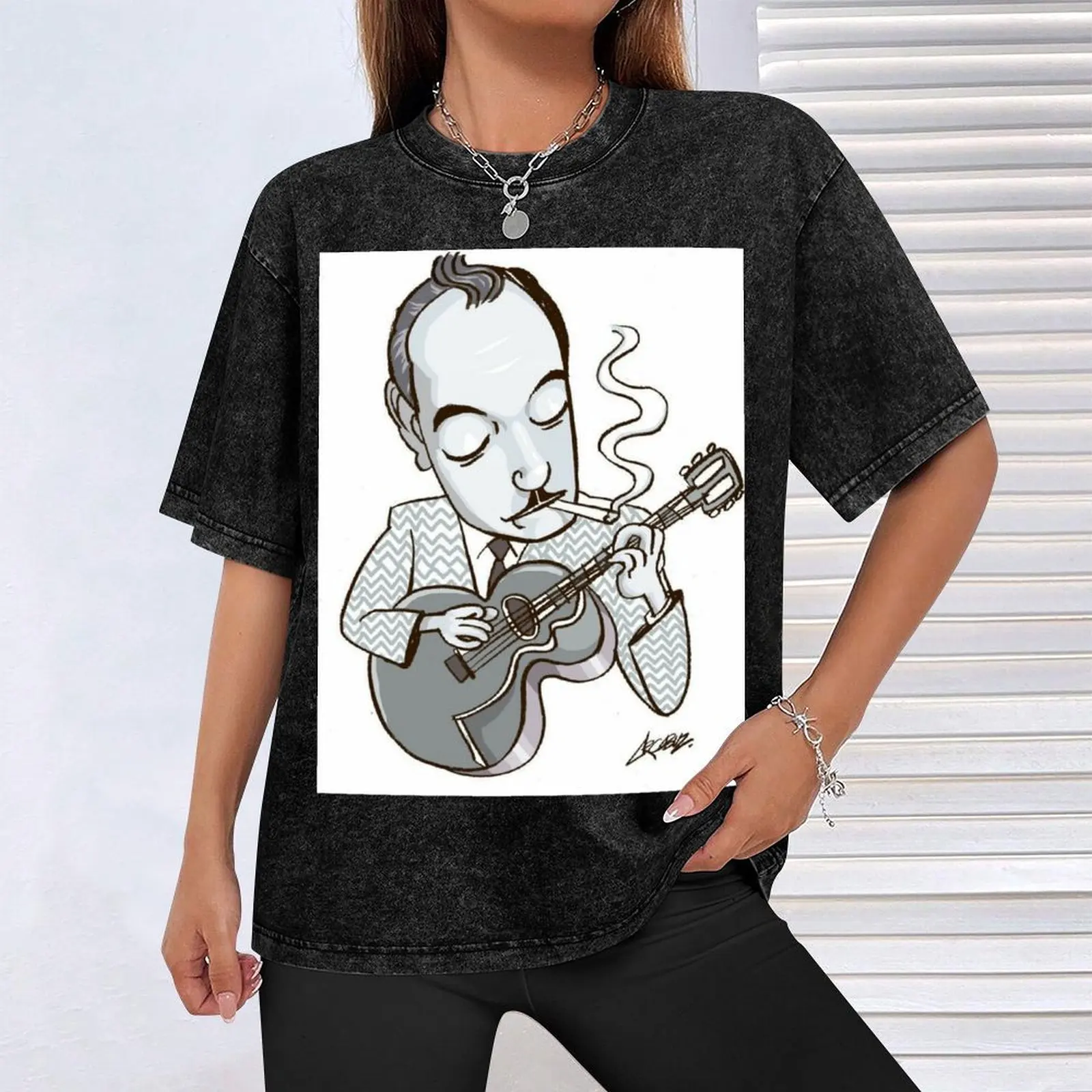 Футболка Django Reinhardt The Manouche Legend милая одежда футболка с графическим рисунком