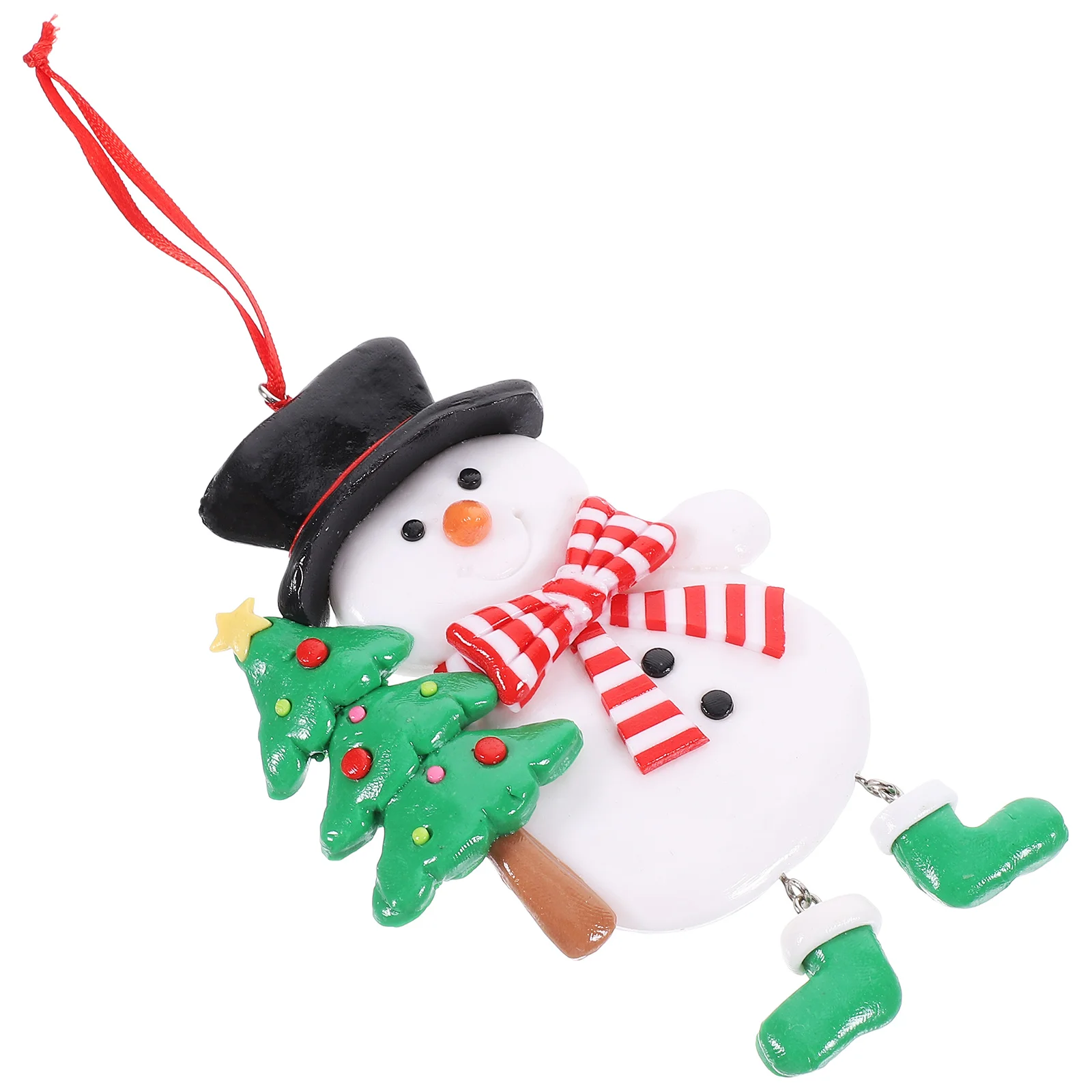 Подвеска для новогодней елки украшения автомобиля в виде Санта-Клауса снеговика