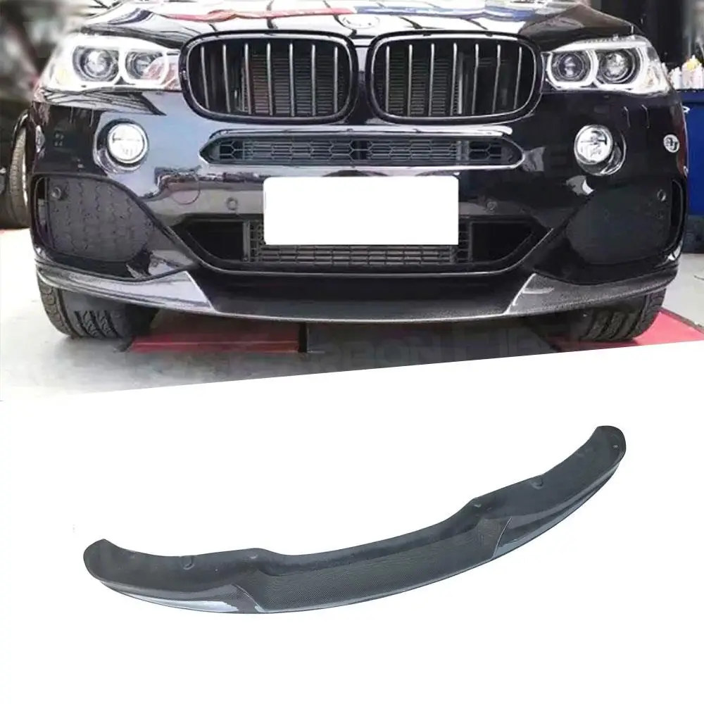 

Передний спойлер для автомобиля BMW X5 F15 M Sport 2014-2018, удлинитель бампера из углеродного волокна/ФАП, защита для подбородка, стиль MP