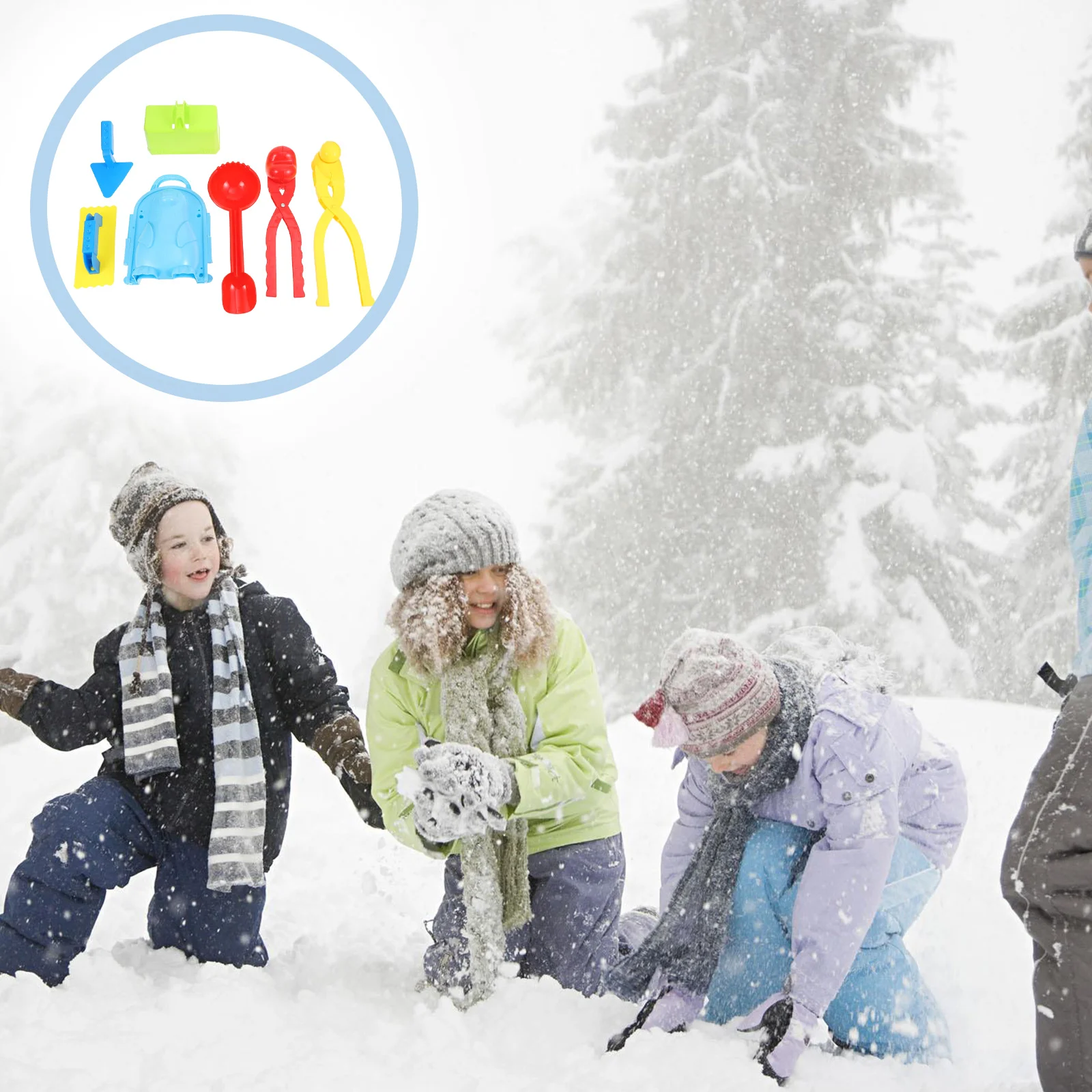 

1 Set of Winter Snowball Makers Snow Making Clips Children Outdoor Snowball