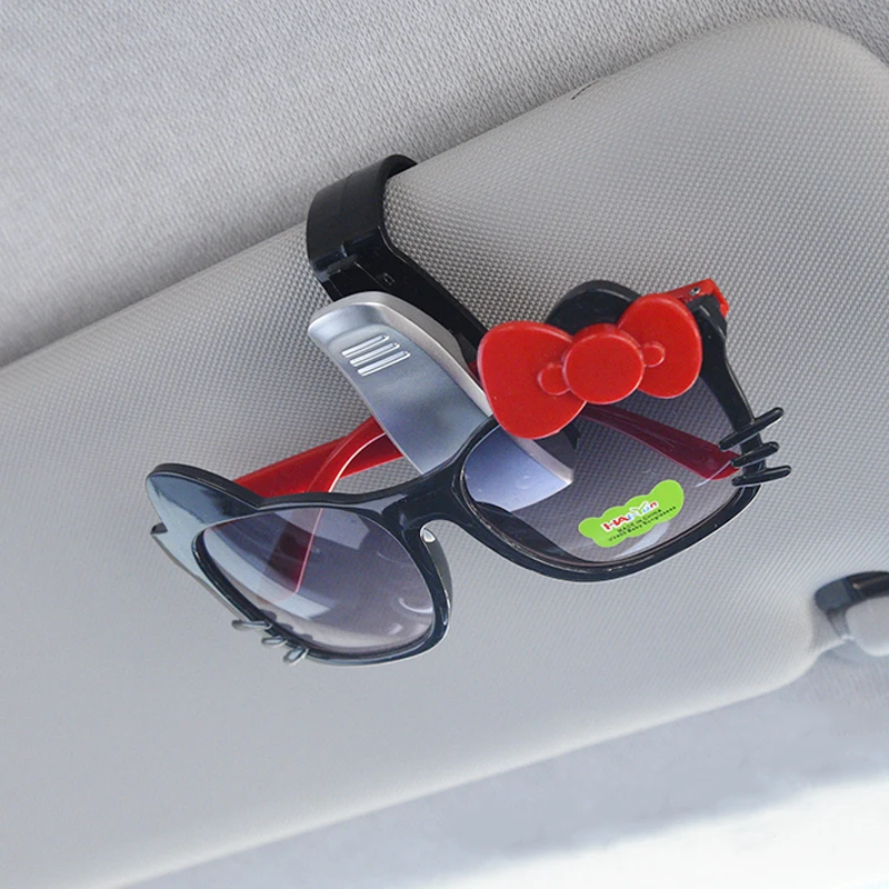 

For Mini Cooper S JCW R55 F55 F60 Smart 453 fortwo forfour Accessories Car Sun Visor Glasses Clip Clamp Sunglasses Bracket Case