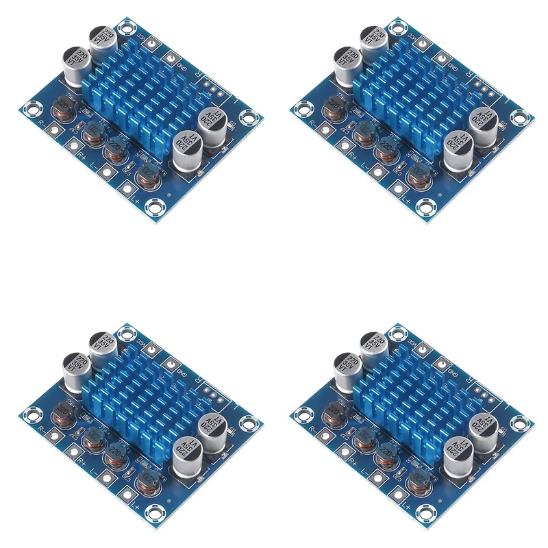 

4Pcs TPA3110 XH-A232 30W+30W 2.0 Channel Digital Stereo Audio Power Amplifier Board DC 8-26V 3A