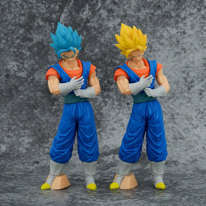 

New GK Anime Dragon Ball Z Goku Figure Super Saiyan Blue Model Vegeta IV Fit God Gogeta Toy Dragon Majin Buu Kids