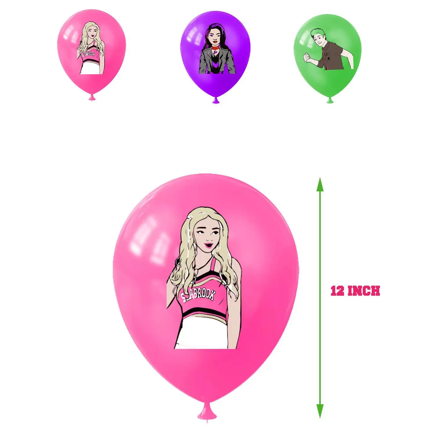 Зомби высокая тема украшение для дня рождения милый одноразовый баннер топпер