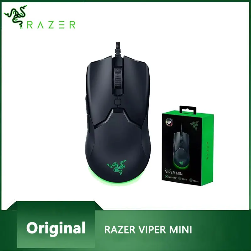 

Игровая мини-мышь Razer Viper, 61 г, ультралегкий дизайн, CHROMA RGB, светильник 8500 DPI, мышь с датчиком Optail, компьютерная мышь
