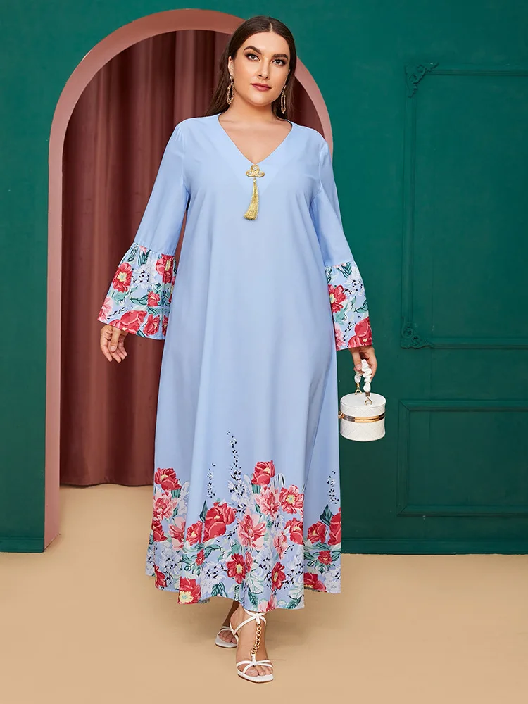 

Ramadan Eid Mubarak Caftan dress Abaya Dubai Arabic Turkey Islam middle east Modest Dress Kaftans For Women Robe Djellaba Femme