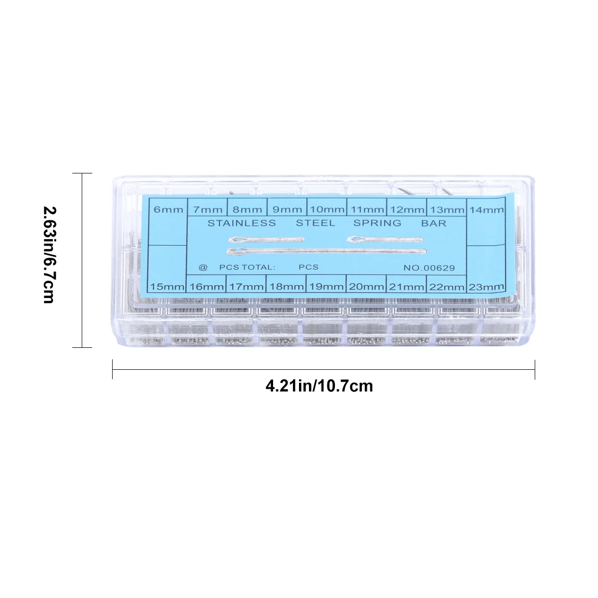 360 шт. ремешок для часов из нержавеющей стали пружинные стержни инструменты 18