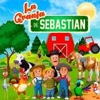 Виниловый фон на заказ с изображением зеленой травы, фермы, сарая, животных, трактор