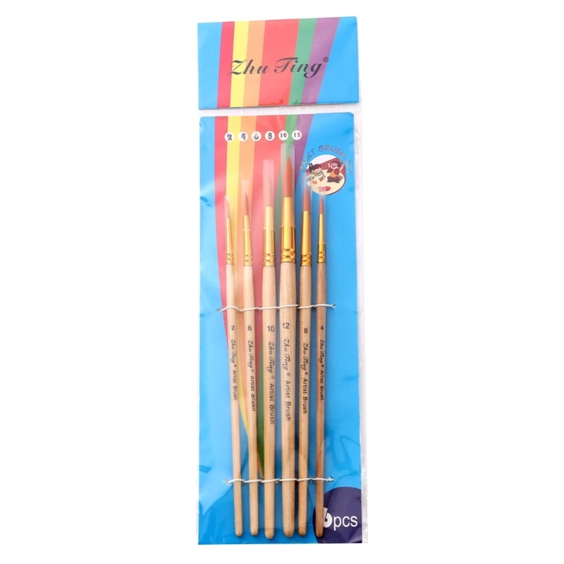 

Professional Painting Brush Set Artist Detail Paint Brushes High-density Nylon
