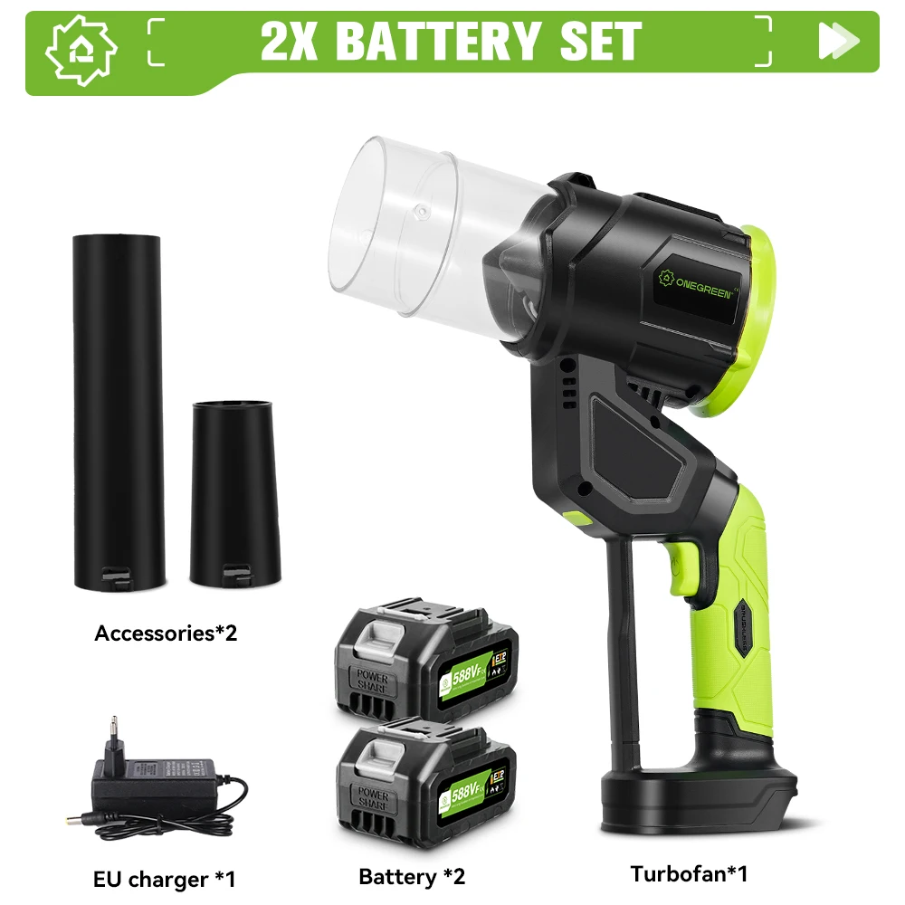 

ONEGREEN Турбовентилятор 7000 Вт для Makita 18 В