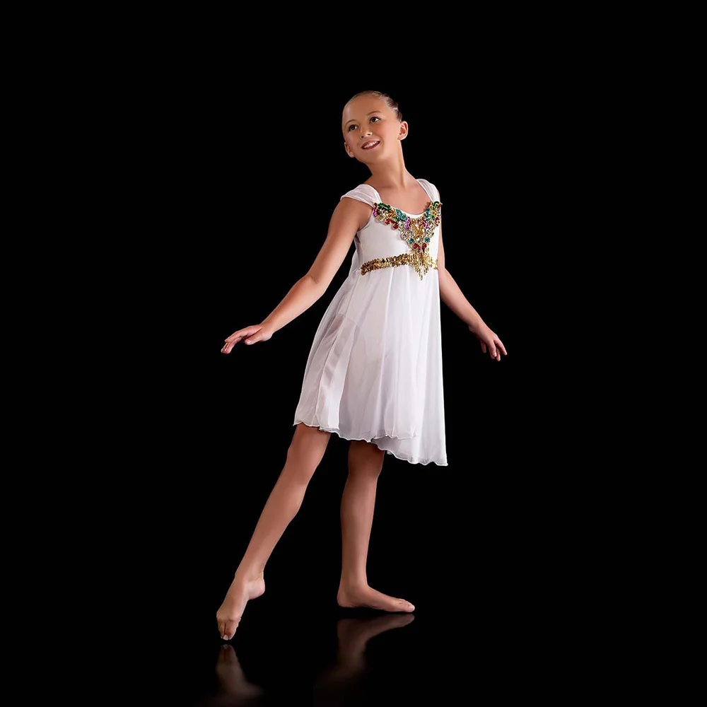 

2022 Elegant Lyrical Modern Dance Ballerine Dress Swan Lake Ballet Costume Sky Blue Pink White Red Ballet Clothes For Kids