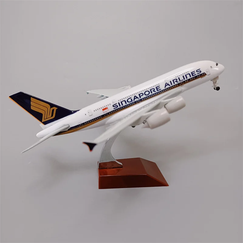 

18*20cm Alloy Metal Model Air Singapore Airlines Airbus A380 Airways Airplane Model Plane Model Diecast Aircraft w Landing Gears