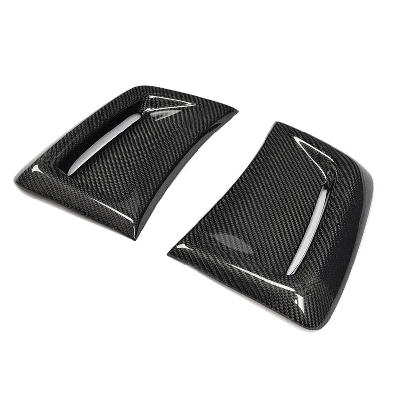 

2 шт. K-автомобильная Передняя боковая вставка для вентиляционного отверстия, отделка из углеродного волокна, Стайлинг, замена для Mercedes Benz W204 C63 AMG 2012-2014