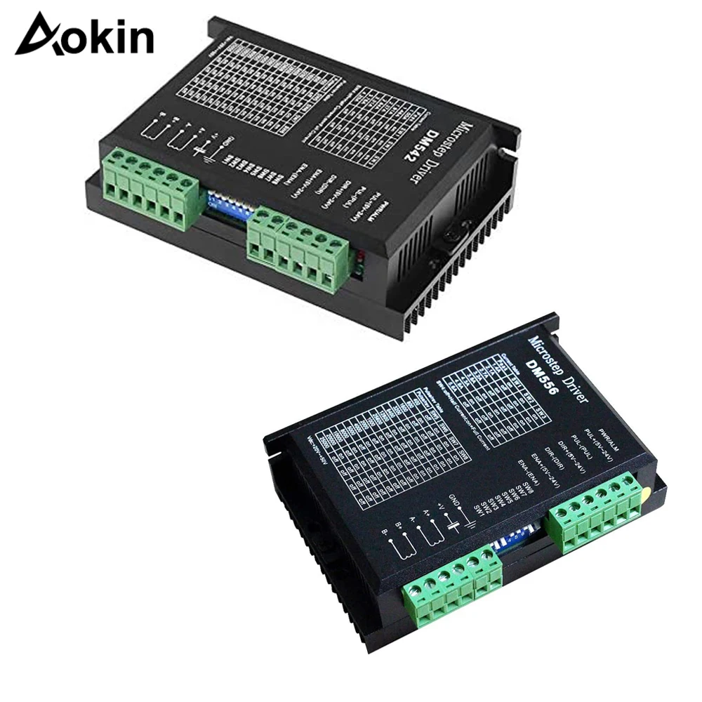 

DM556 DM542 2-phase Digital Stepper Motor Driver For NEMA 17 23 34 Series Stepper Motor CNC Machine 3D Printer