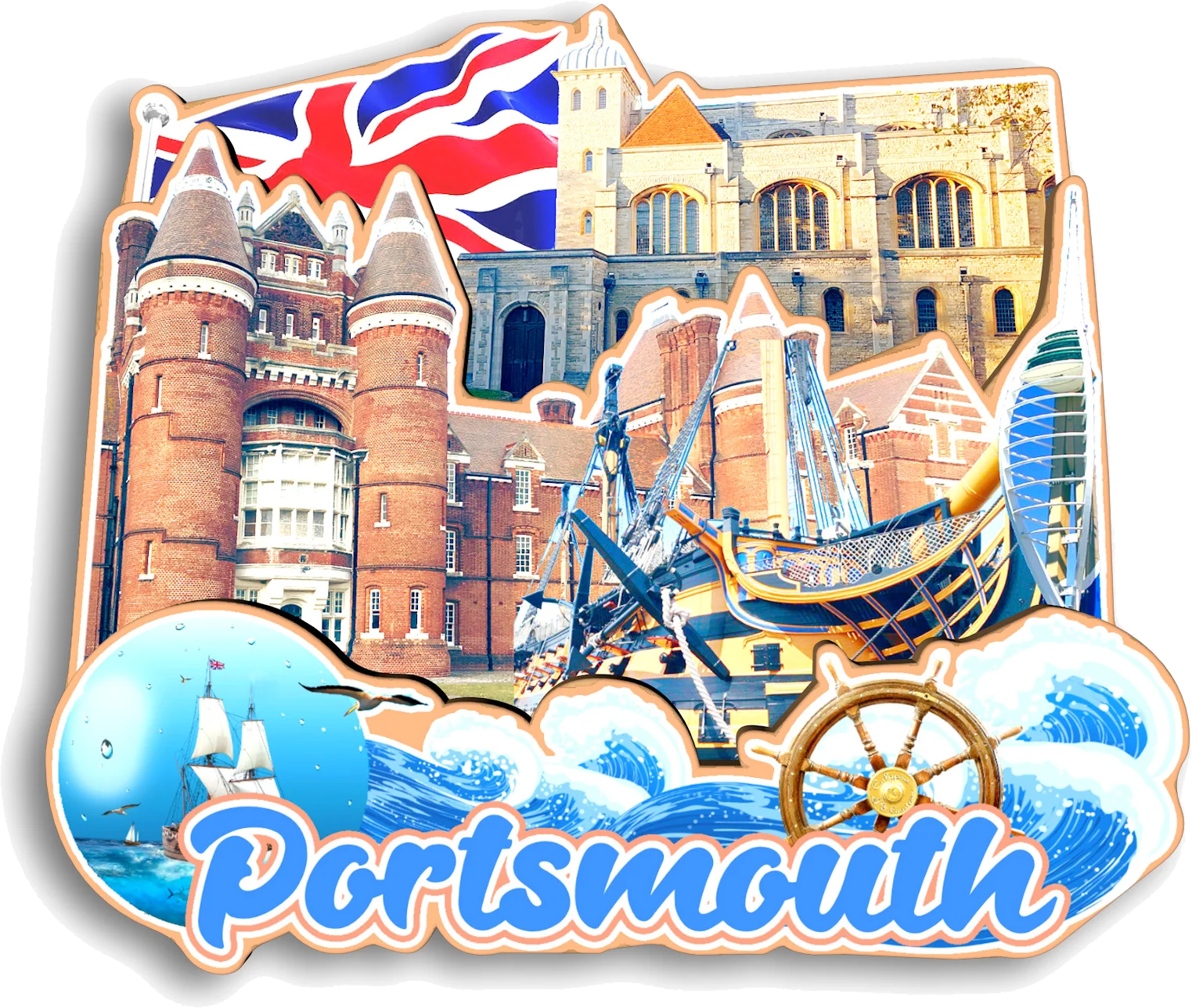 

Магнит для холодильника Portsmouth