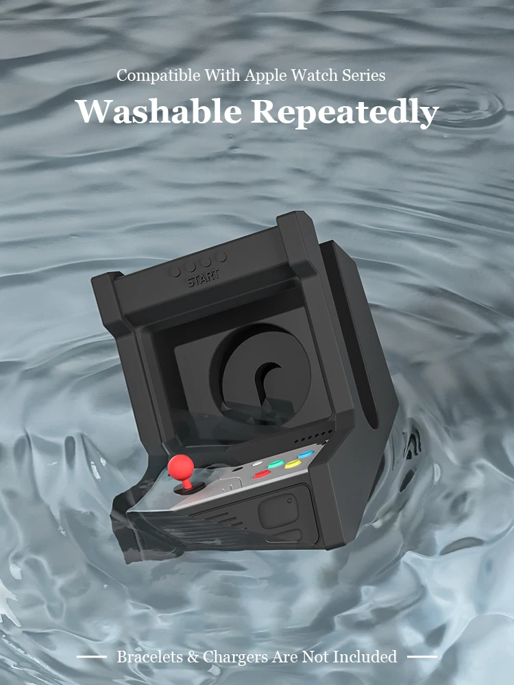 Silicone Charger Stand For Apple Watch Ultra 49mm 8 7 41mm 45mm Charging Dock Holder Gaming machine For Iwatch series 6 5 4 3 2