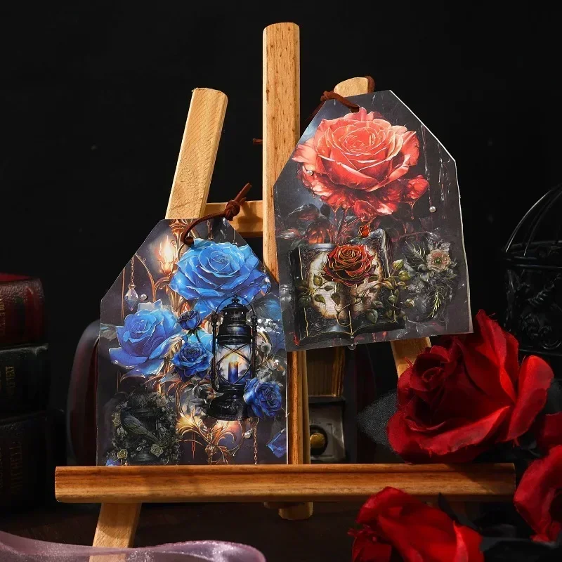 20 листов бумажный цветочный коллаж в готическом стиле 186x121 мм