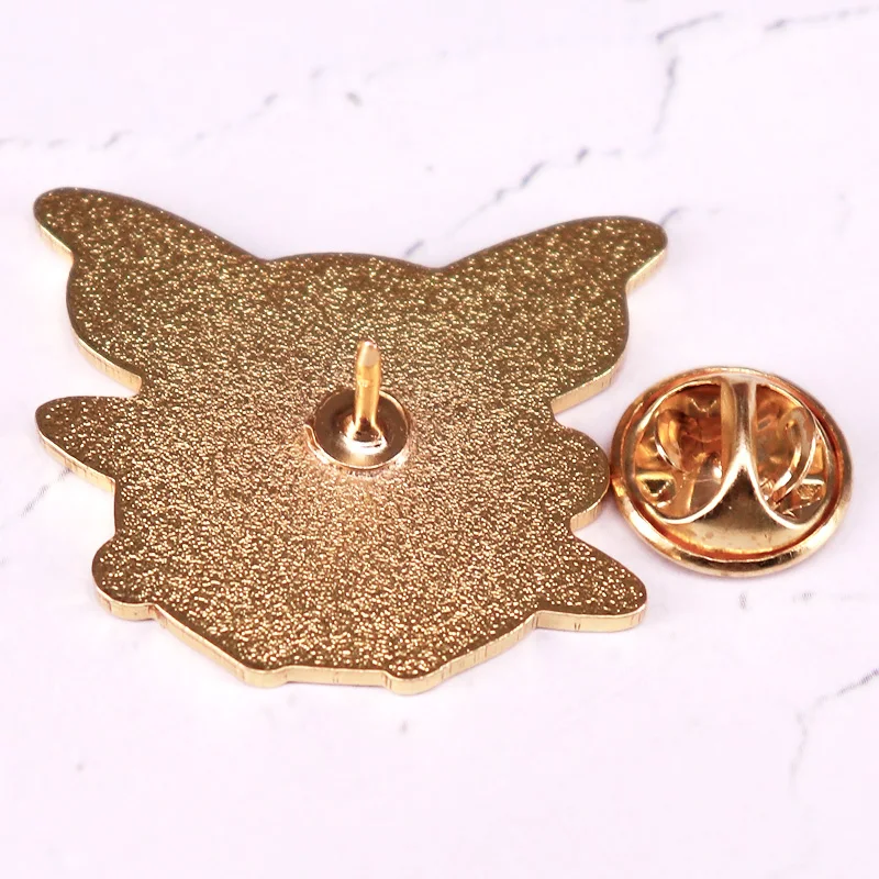 Эмалированная булавка в виде животного милая Летающая фотовселенная значок