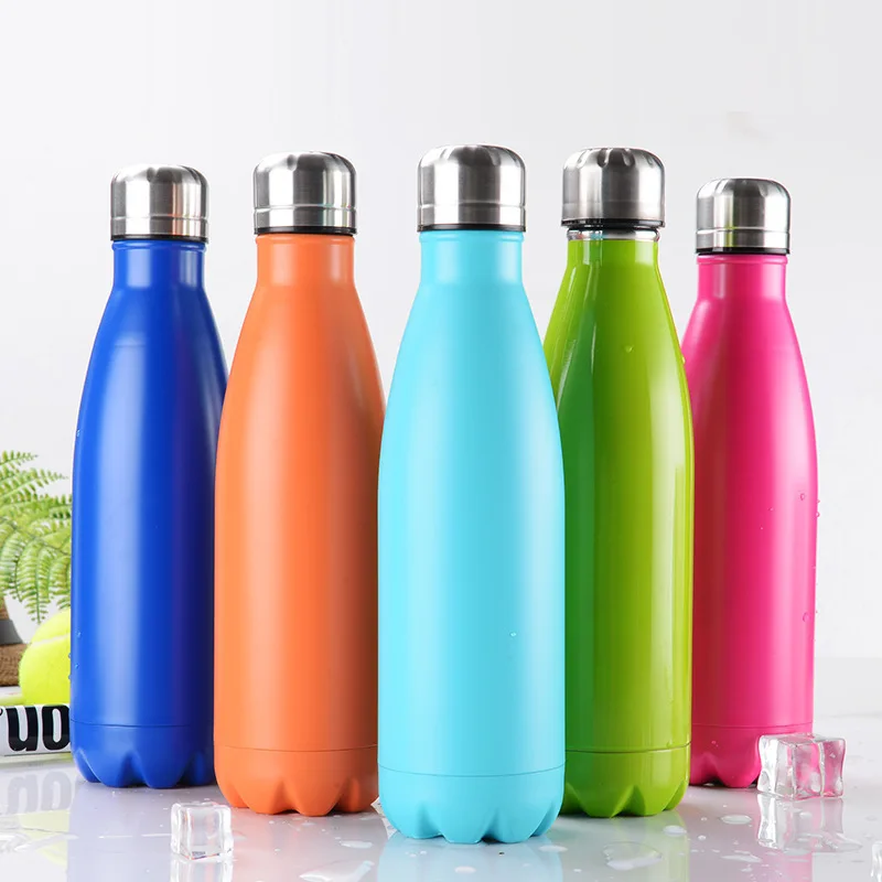 

500ML Double Wall Stainles Steel Water Bottle Thermos Cup Keep Hot and Cold Insulated Vacuum Flask Sport