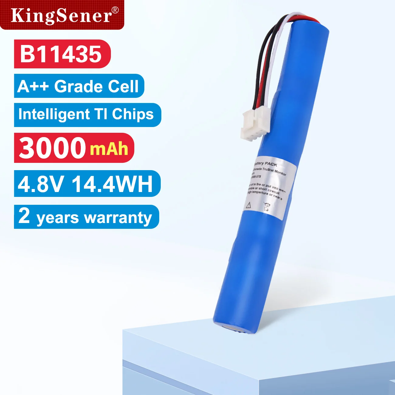 Сменный аккумулятор KingSener 4 8 В 3000 мАч для GE Ohmeda TruSat 6050-0006-578 Rev J B11435