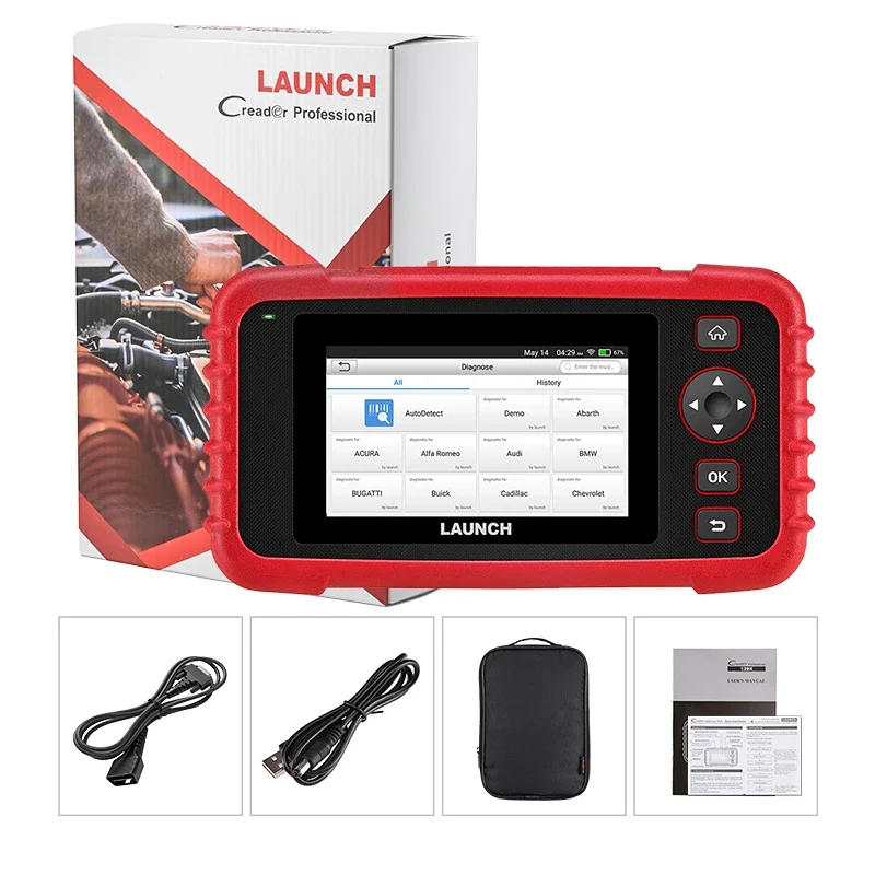 Новый автомобильный сканер Launch X431 CRP129X V3.0 с обновлением 2026 года, поддержкой CANFD и DOIP, диагностический инструмент, сканер OBDII, автомобильный сканер (art.: 3920dbd69fbd9) - 3920dbd69fbd9