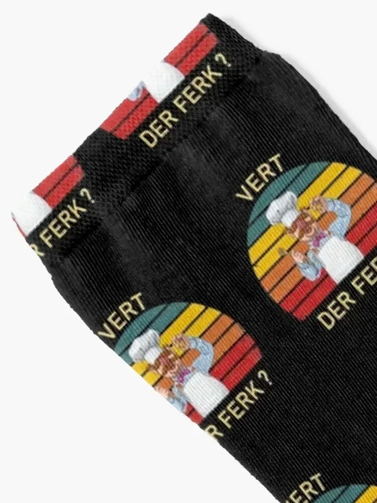 VERT Der Ferk Шведская рубашка шеф-повара Носки для спорта и отдыха Регби снег девочек