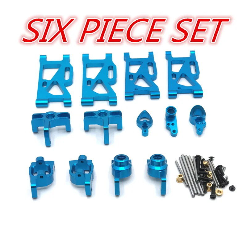 

Metal Upgrade Steering Group Steering Cup 6 Piece Set For WLtoys 144010 144001 124017 144002 124016 124018 124019 RC Car Parts