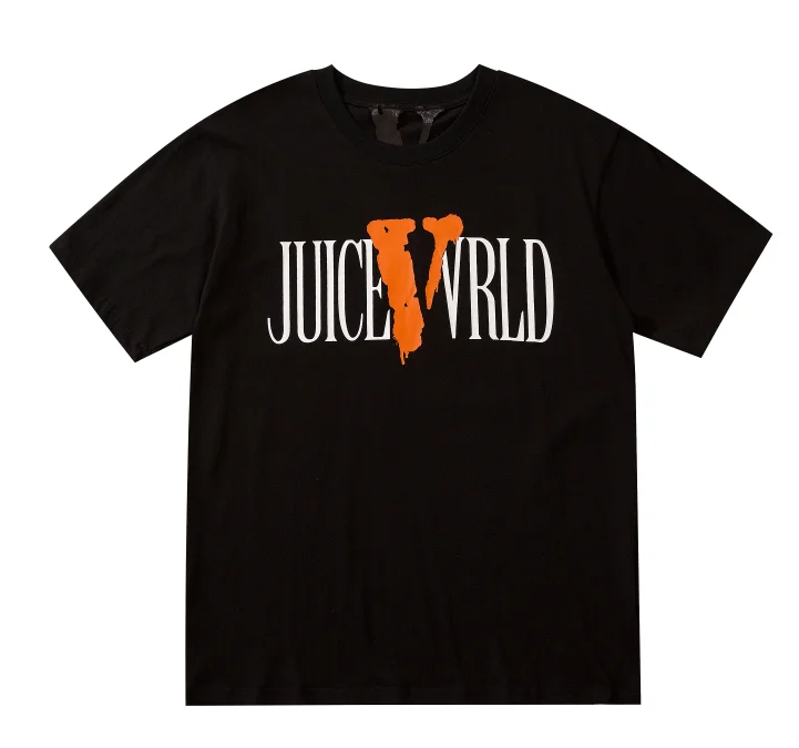 

VLONE Unisex Letter Printing Fashion Round Neck Short Sleeve Casual Simple T-shirt S-4XL