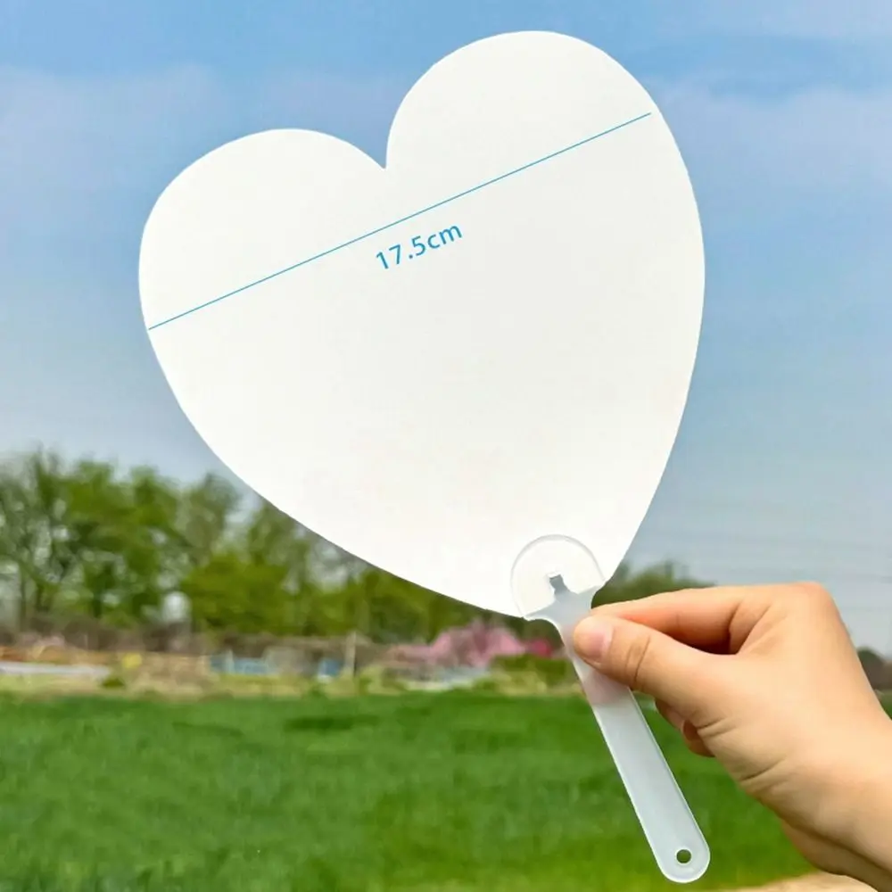 

Прозрачный пластиковый веер для рисования