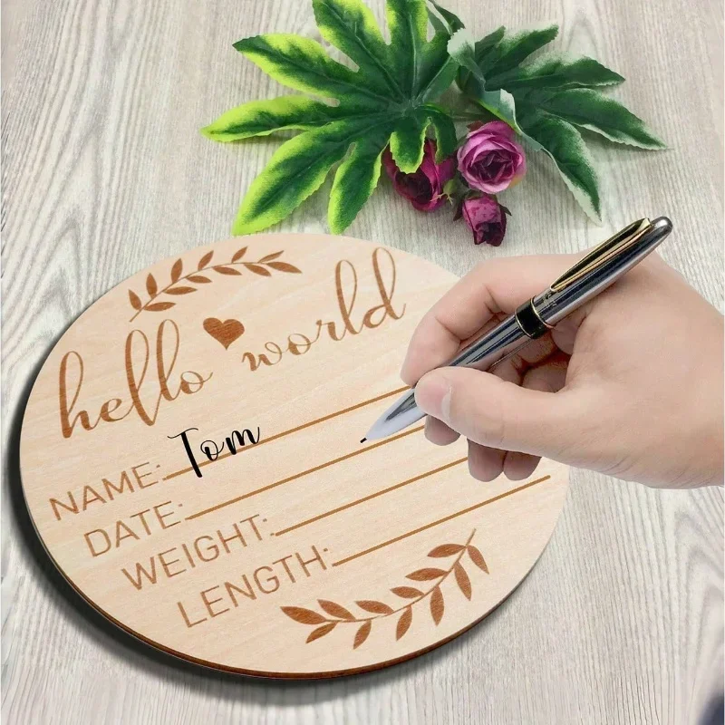 Здравствуйте мировой знак деревянный объявления имени на день рождения о