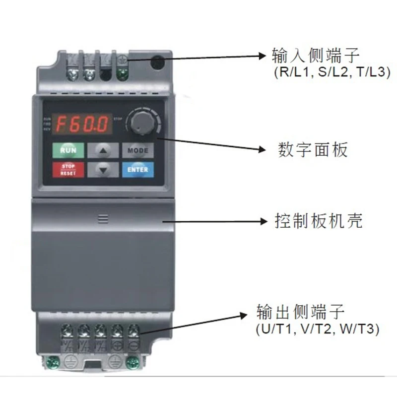 

Новый VFD007EL21A 220V 750W 1HP 600 a Гц