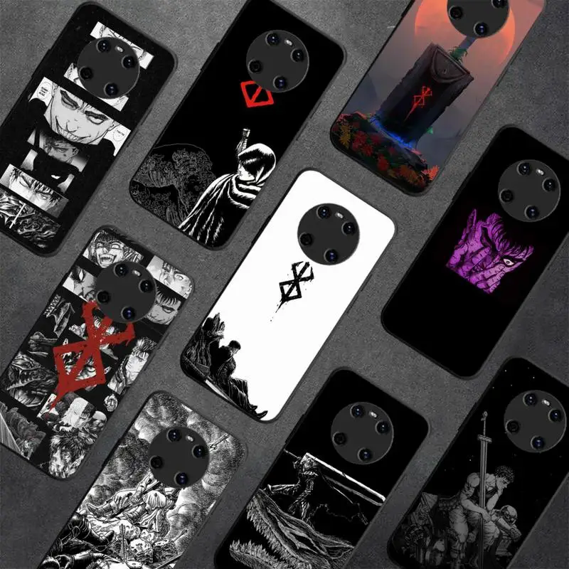 

Berserk Guts Phone Case for Huawei Y 6 9 7 5 8s prime 2019 2018 enjoy 7 plus