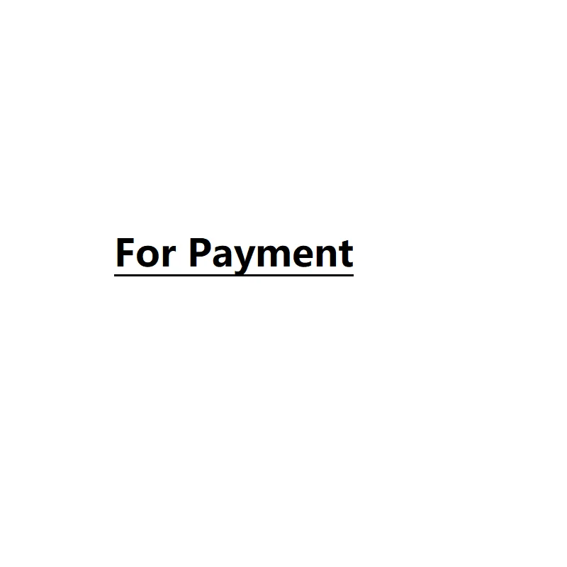 

for payment