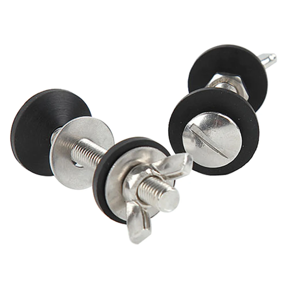 

2pcs Stainless Steel Practical Universal Durable Accessories Closestool Fixed Spare Bolt Through Kit Home Cistern To WC Pan